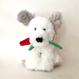 Gund Puppy Dog Plush Red Rosebud Demarco Chatter NWT